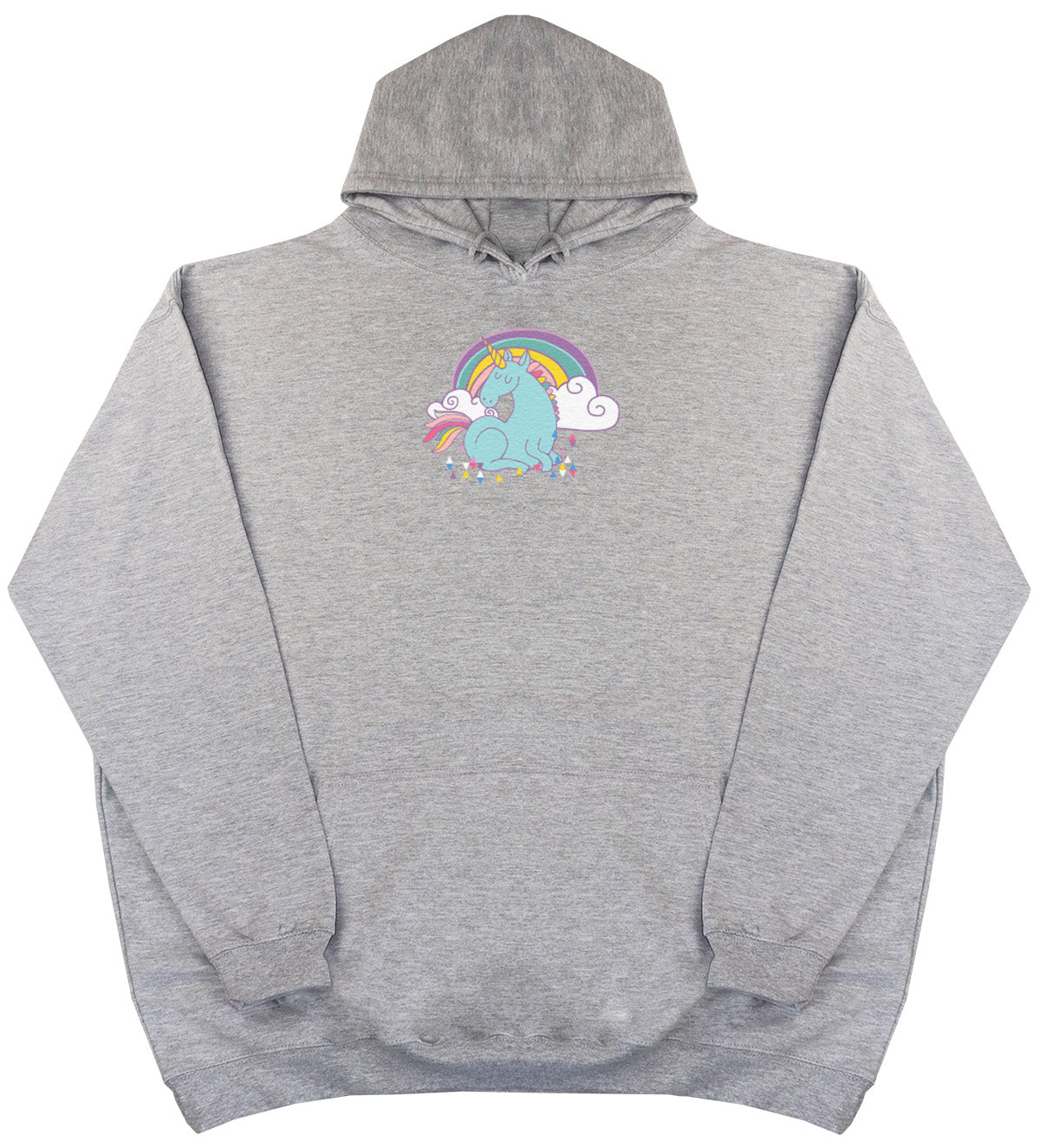 Unicorn Rainbow - New Style - Oversized Comfy Hoody