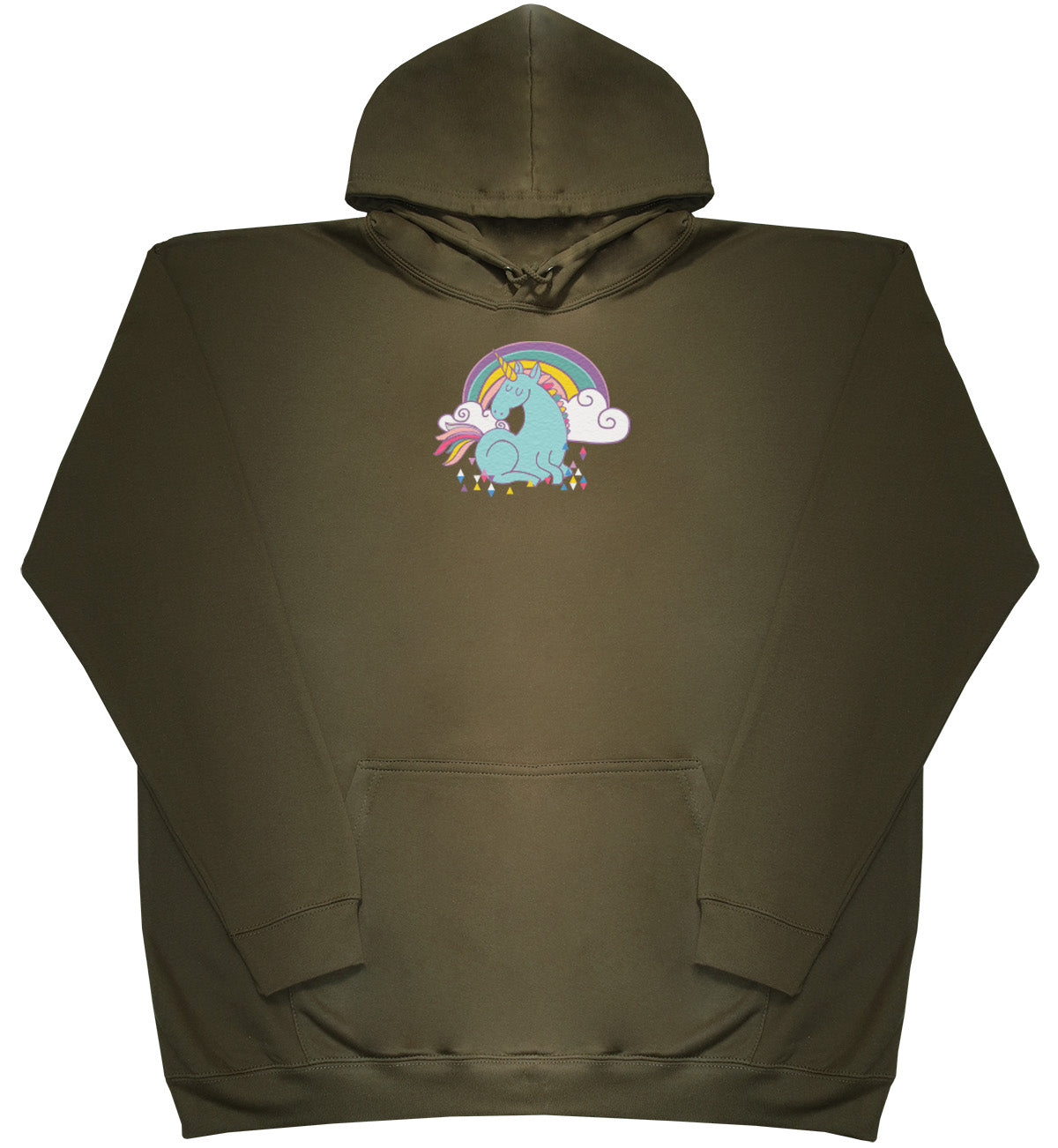 Unicorn Rainbow - Kids Oversized Comfy Original Hoody