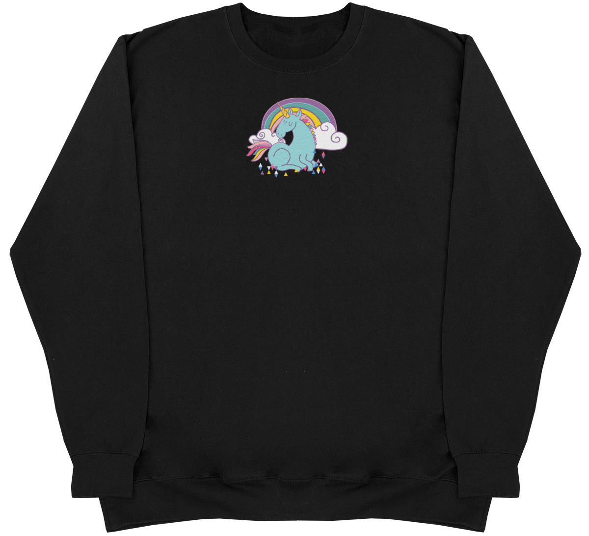 Unicorn Rainbow - Huge Oversized Comfy Original Sweater