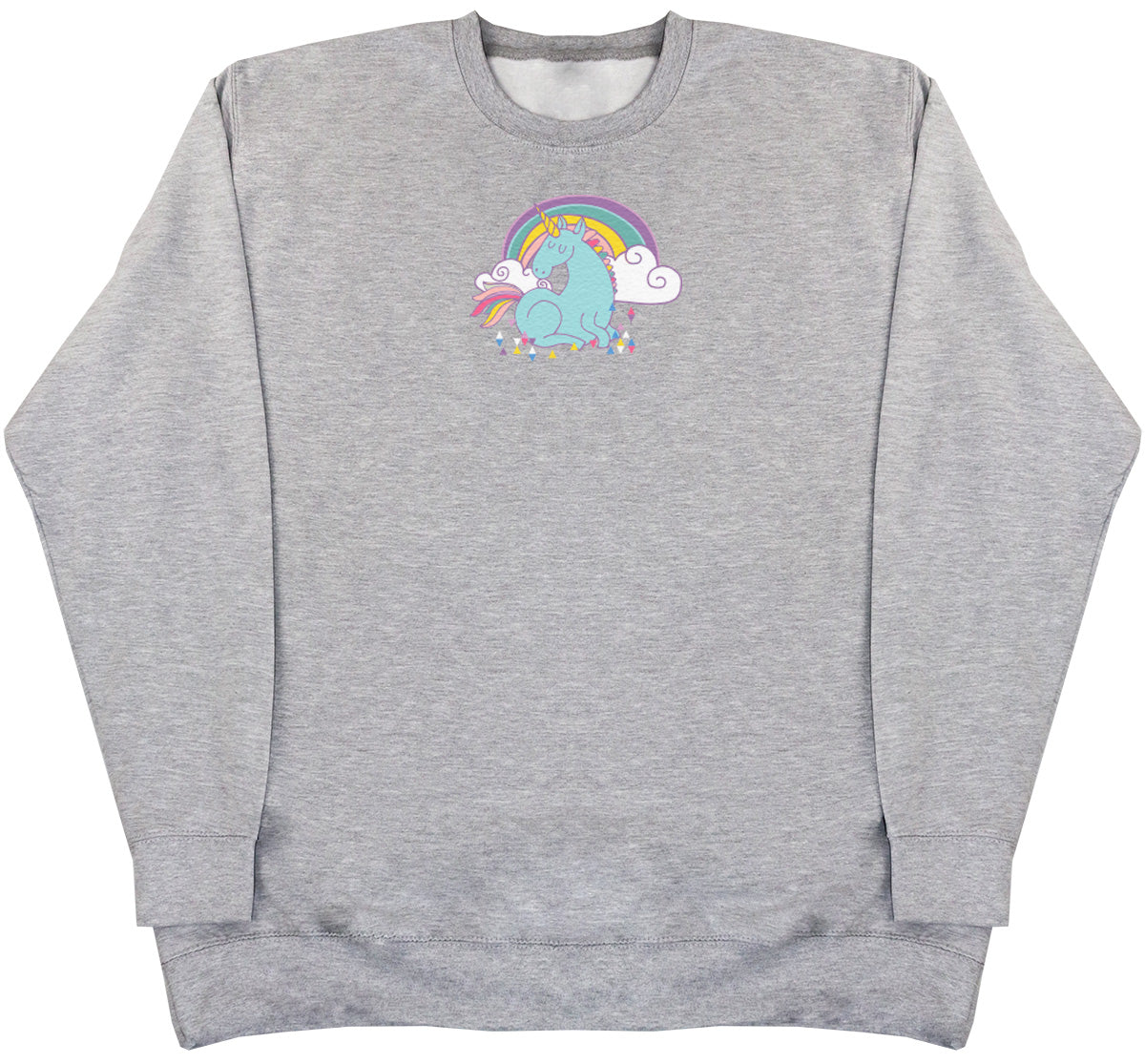 Unicorn Rainbow - Huge Oversized Comfy Original Sweater