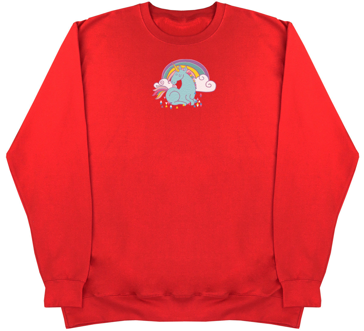 Unicorn Rainbow - Huge Oversized Comfy Original Sweater