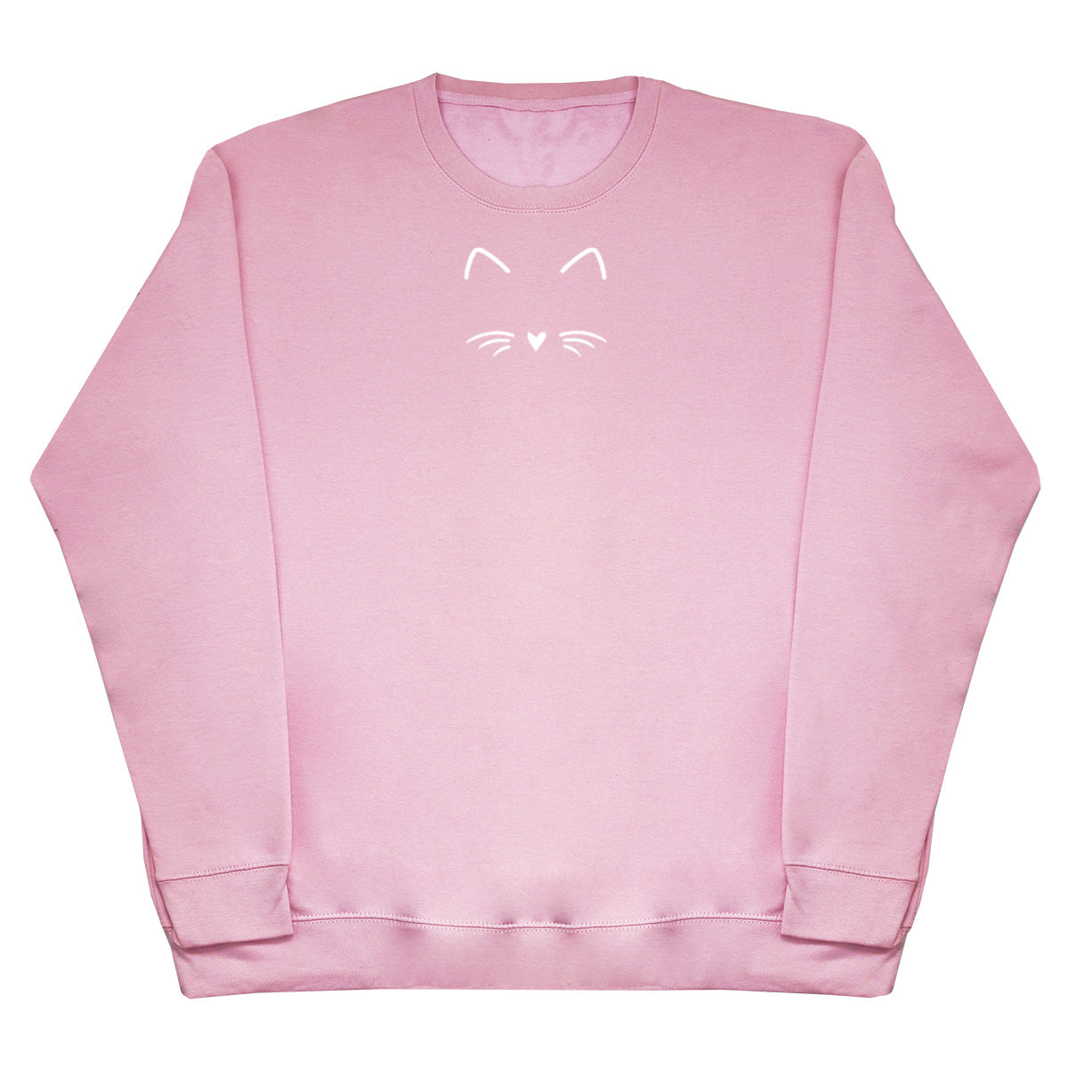 Cat Face - Kids Oversized Comfy Sweater