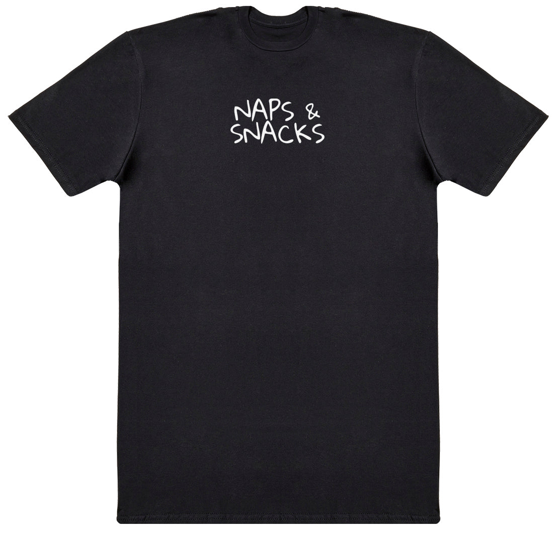 Naps & Snacks - New Style Huge Comfy T-Shirt