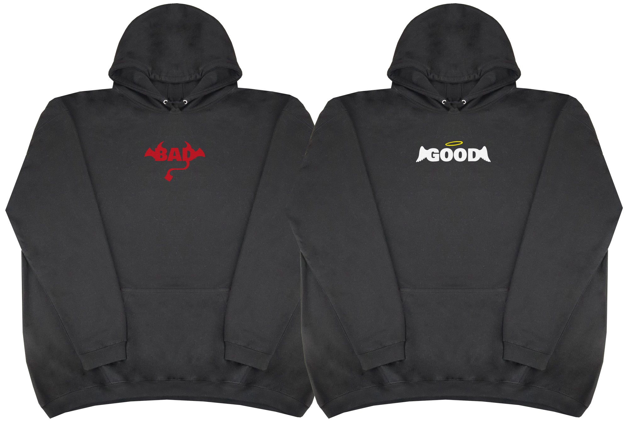 Good & Bad Matching Set - Oversized Comfy Original Hoods