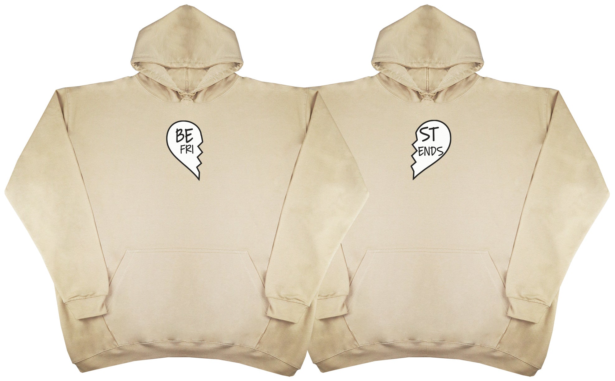 Best Friends Matching Set - Oversized Comfy Original Hoods