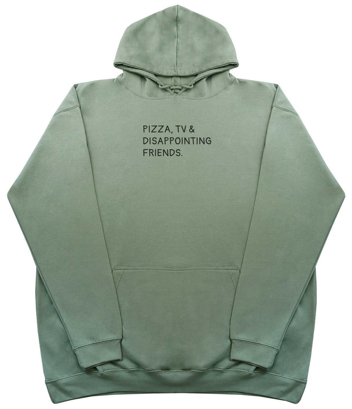 Pizza, TV & Disappointing Friends - Kids Oversized Comfy Original Hoody