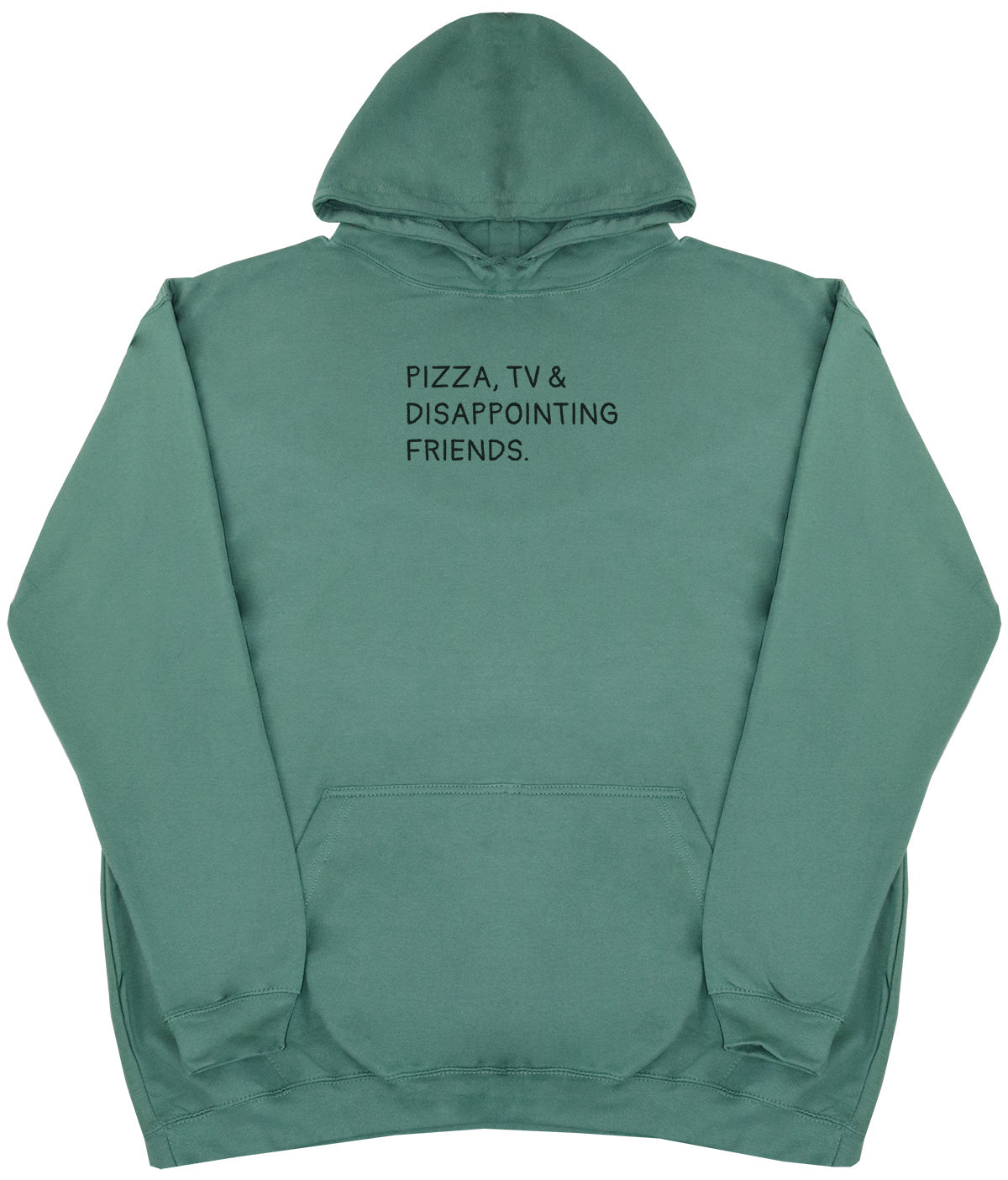 Pizza, TV & Disappointing Friends - Kids Oversized Comfy Original Hoody