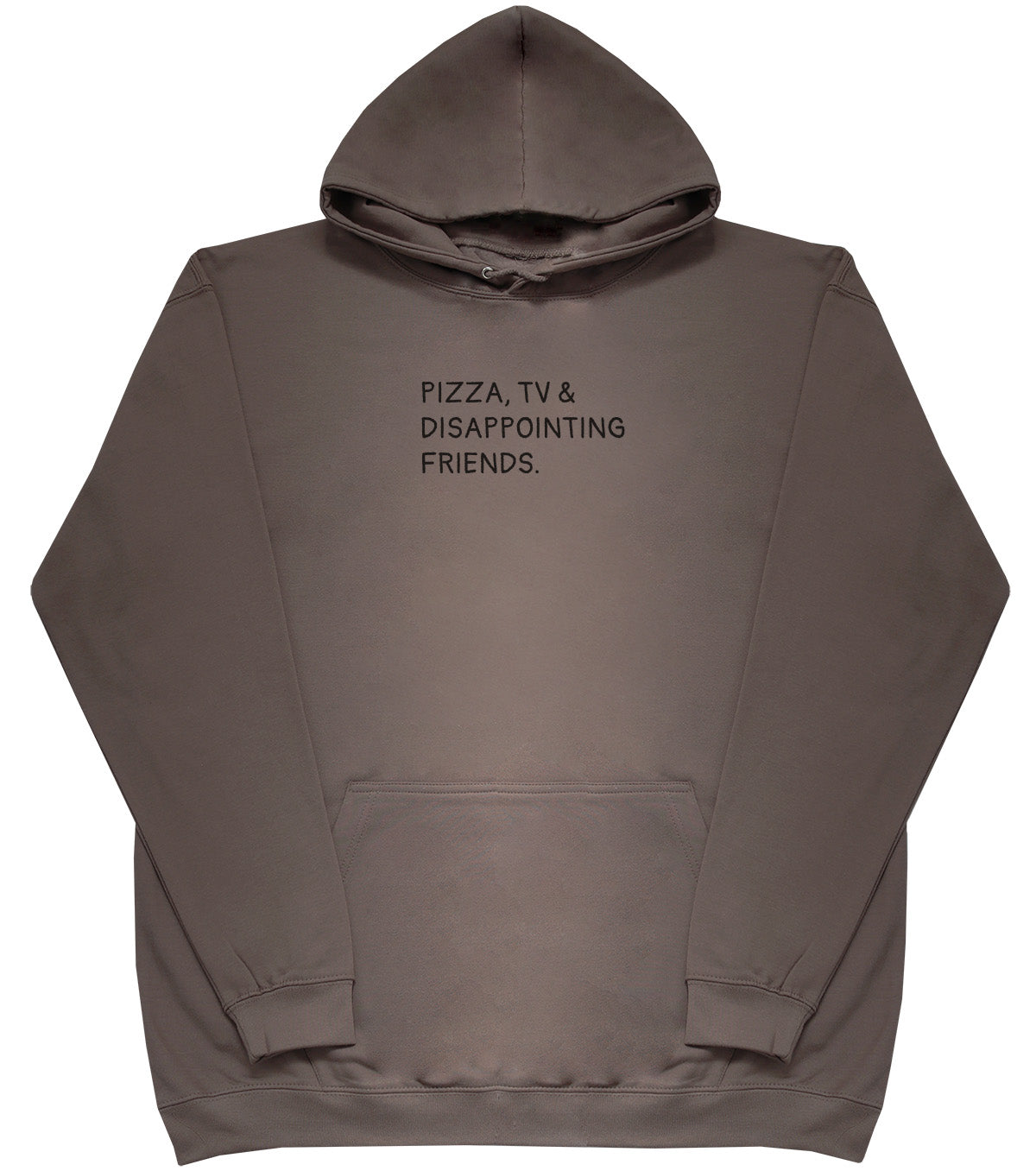 Pizza, TV & Disappointing Friends - Kids Oversized Comfy Original Hoody