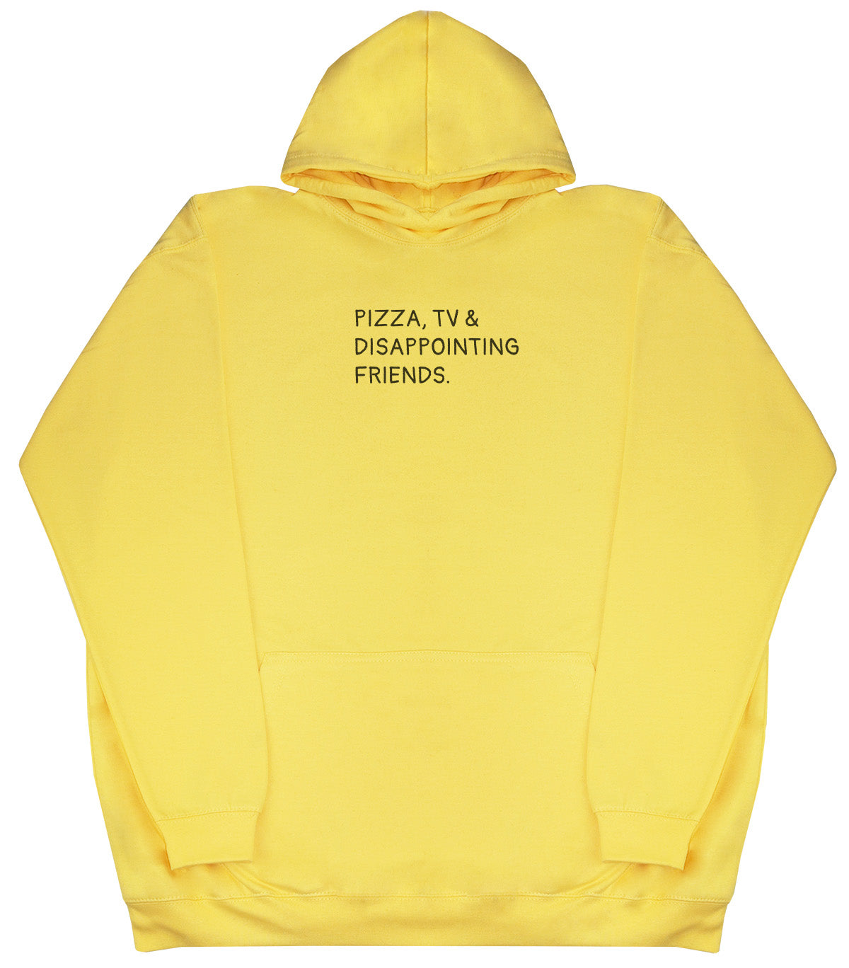 Pizza, TV & Disappointing Friends - Kids Oversized Comfy Original Hoody