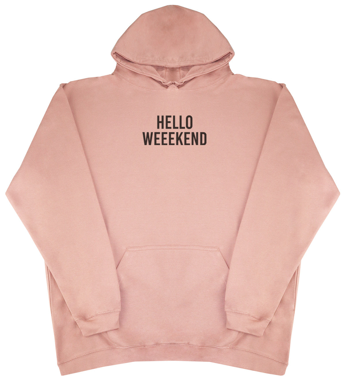 Hello Weekend - Kids Oversized Comfy Original Hoody