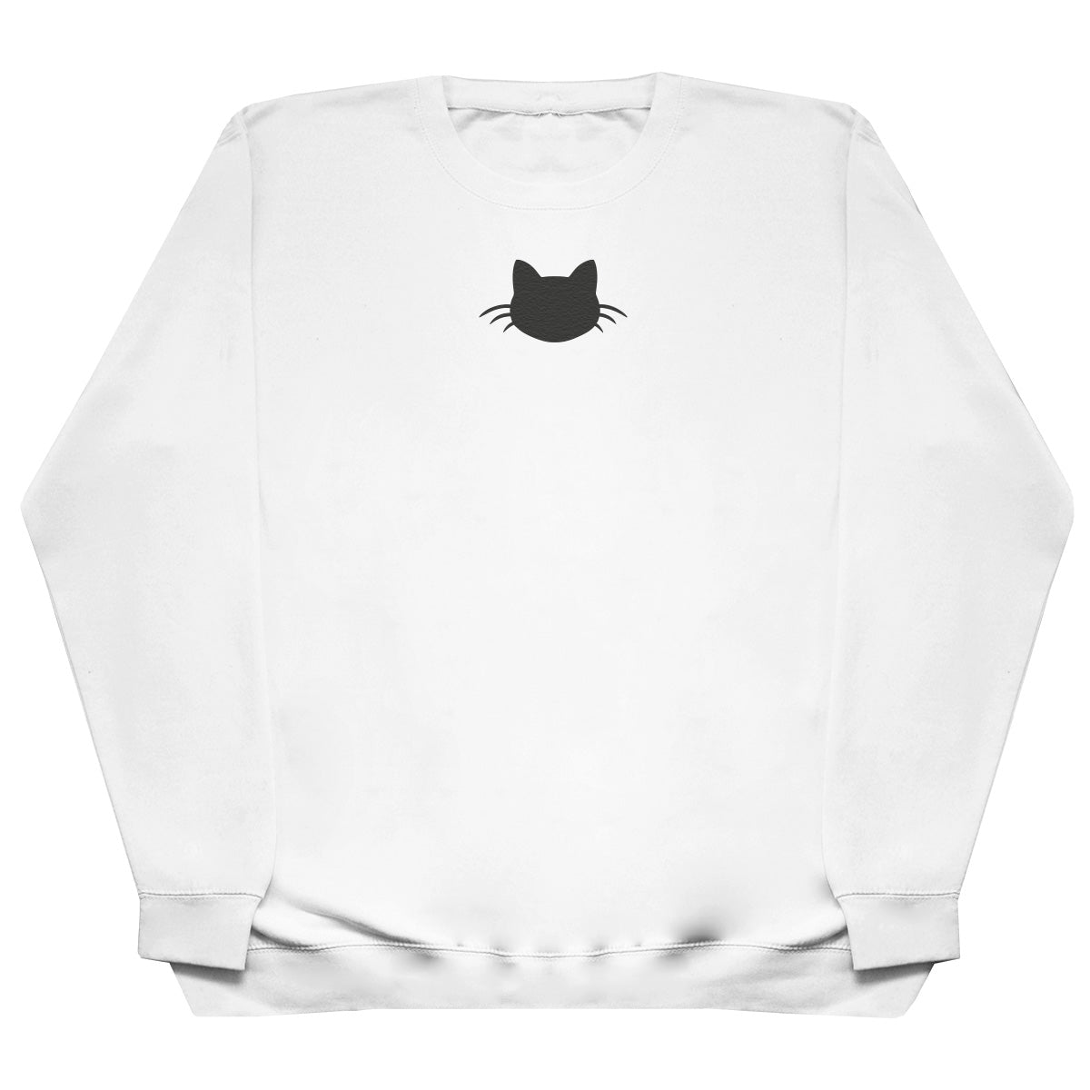 Cat Silhouette - Huge Oversized Comfy Original Sweater