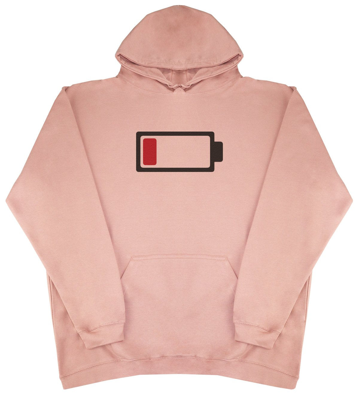 Low Battery - New Style - Huge Size - Oversized Comfy Hoody