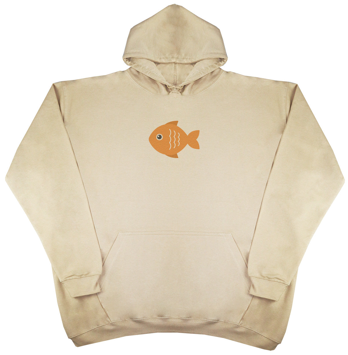 Orange Fish - Huge Oversized Comfy Original Hoody