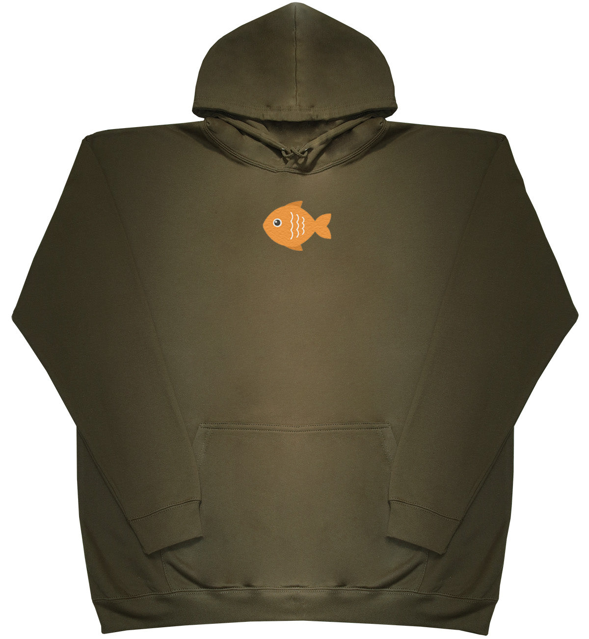 Orange Fish - Huge Oversized Comfy Original Hoody