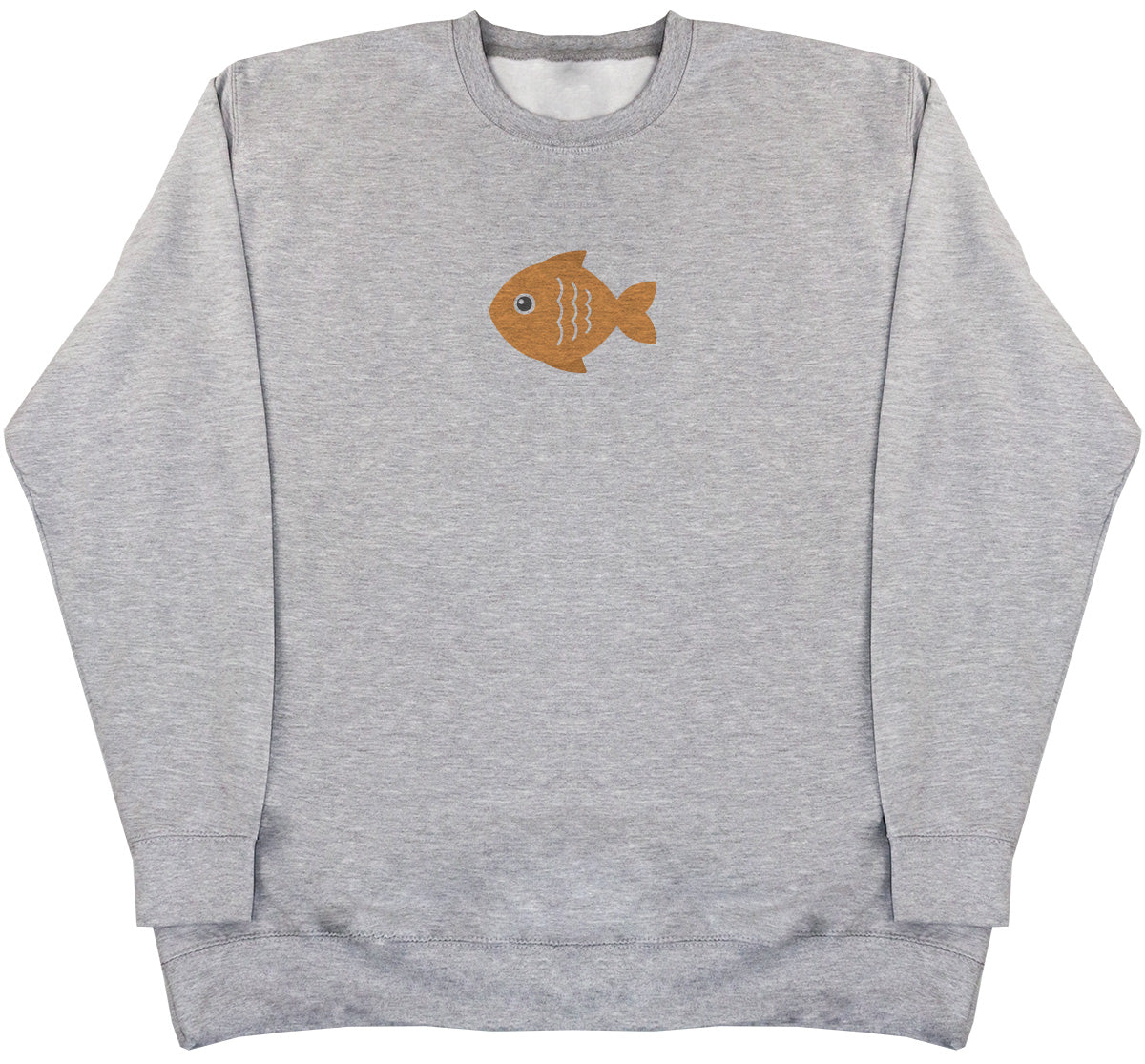 Orange Fish - Huge Oversized Comfy Original Sweater