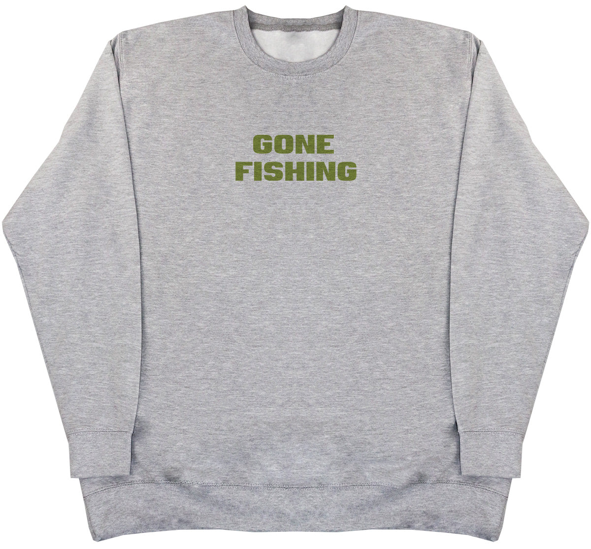 Gone Fishing - Kids Oversized Comfy Sweater