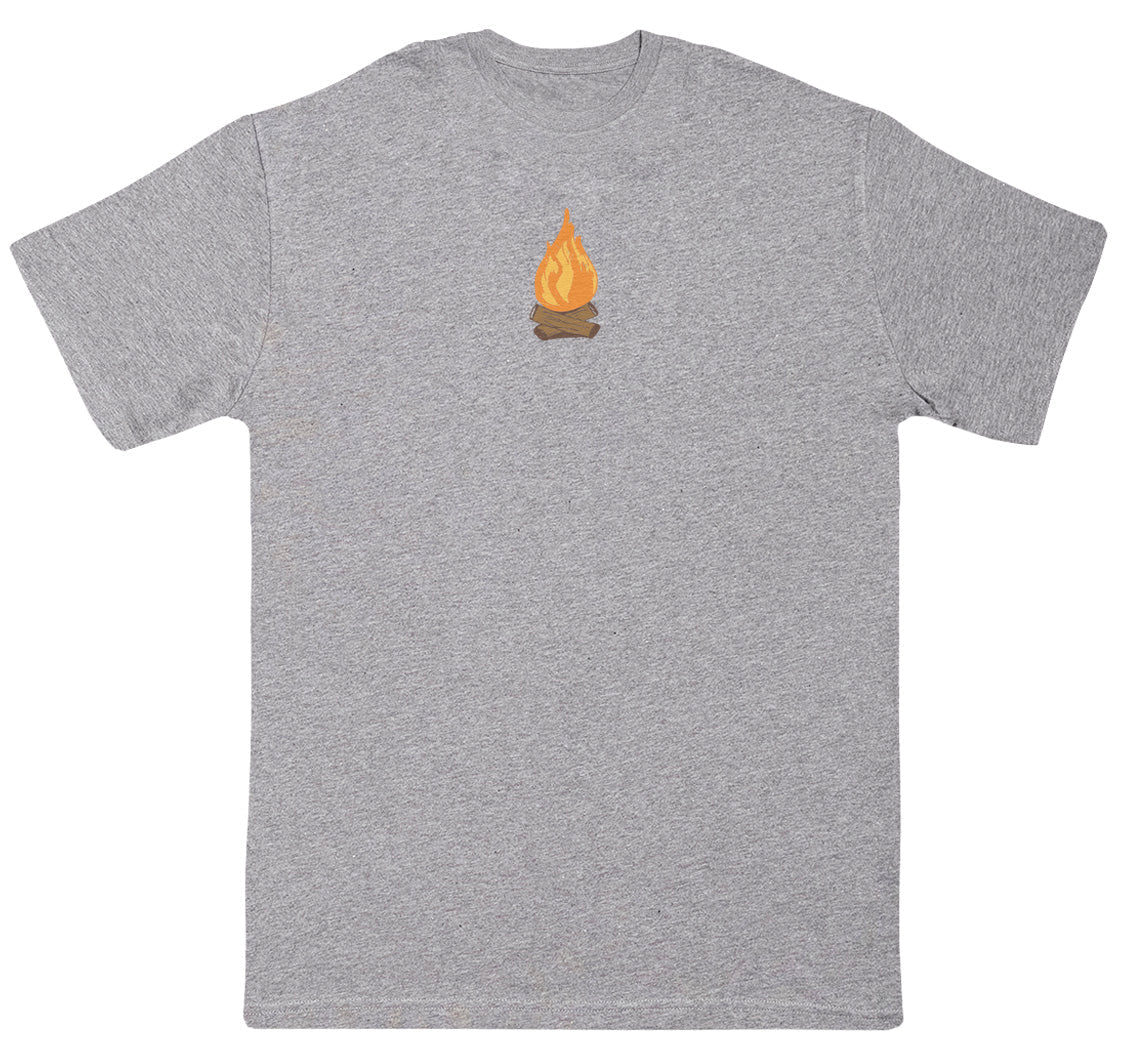 Camp Fire - Kids Oversized Comfy T-Shirt