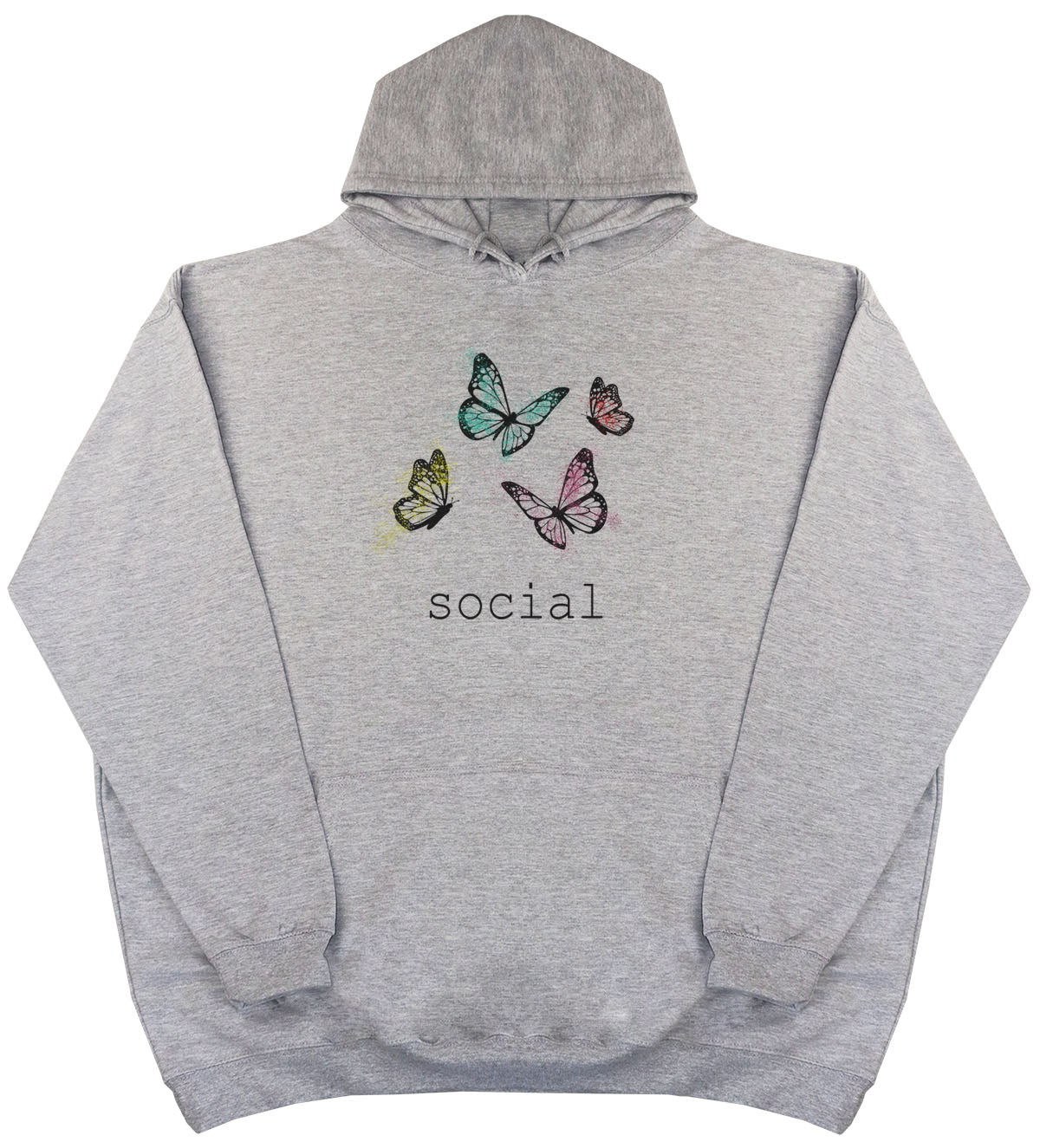 Social Butterfly - Huge Oversized Comfy Original Hoody